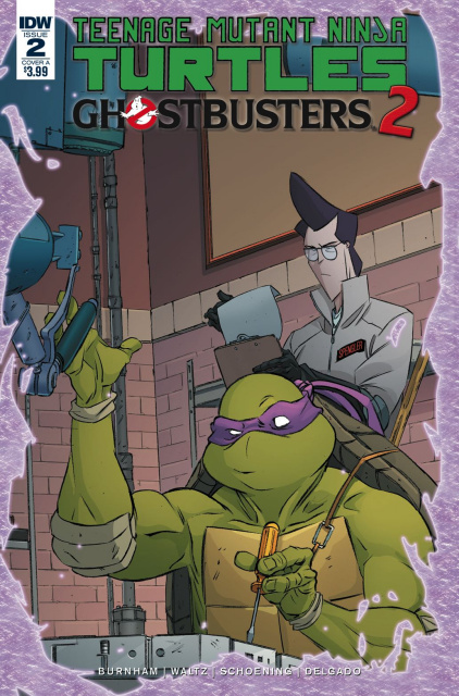 Teenage Mutant Ninja Turtles / Ghostbusters 2 #2 (Schoening Cover)