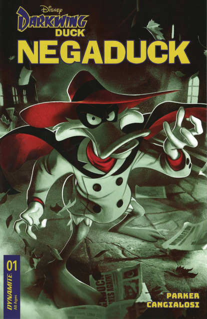 Negaduck #1 (Middleton Dichromatic Redgreen Cover)