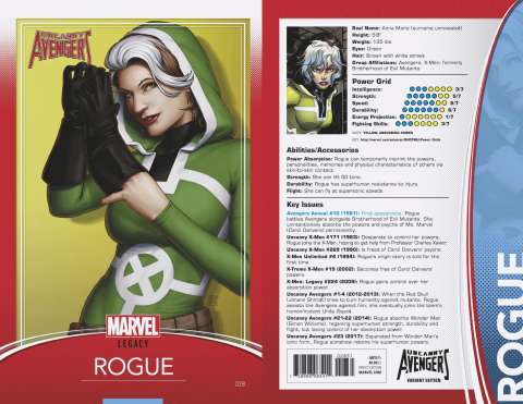 Uncanny Avengers #28 (Christopher Trading Card Cover)