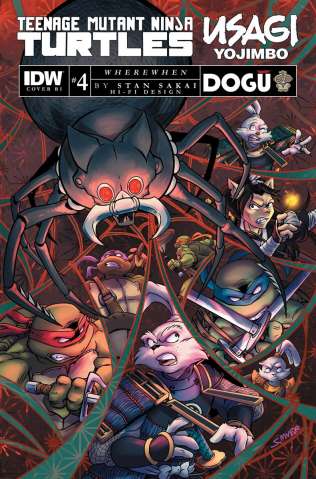 Teenage Mutant Ninja Turtles / Usagi Yojimbo: Wherewhen #4 (10 Copy Myer Cover)