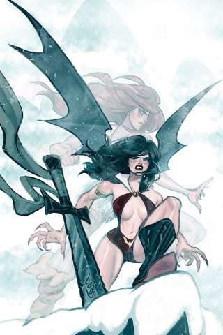 Vampirella / Red Sonja #1 (Tarr Virgin Cover)