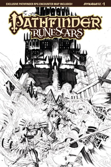 Pathfinder: Runescars #2 (10 Copy Lau B&W Cover)