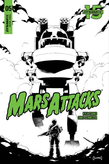 Mars Attacks #5 (20 Copy Coleman B&W Cover)