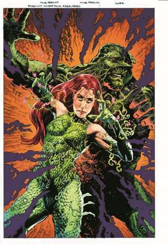 Poison Ivy / Swamp Thing: Feral Trees #1 (Mike Perkins Card Stock Cover)