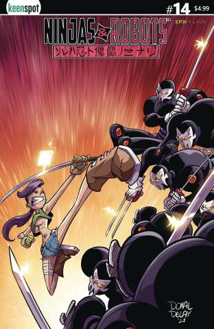 Ninjas & Robots #14 (Donal Delay Cover)
