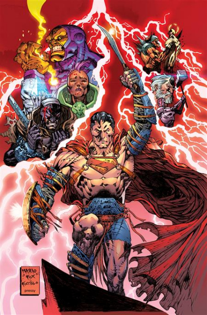 Superman: Warworld Apocalypse #1 (Mario Fox Foccillo Card Stock Cover)