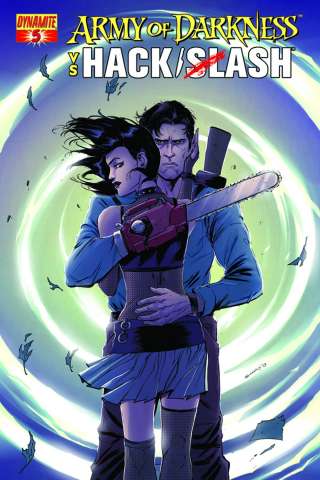 Army of Darkness vs. Hack/Slash #5 (Seeley Cover)