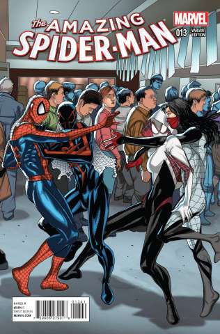 The Amazing Spider-Man #13 (Larroca Welcome Home Cover)