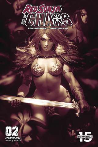 Red Sonja: Age of Chaos #2 (25 Copy Chew Monochromatic Cover)