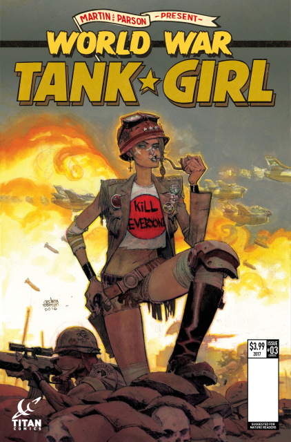 Tank Girl: World War Tank Girl #3 (Robinson Cover)