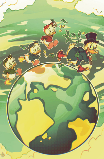 DuckTales #1 (Tomaselli Metal Premium Cover)