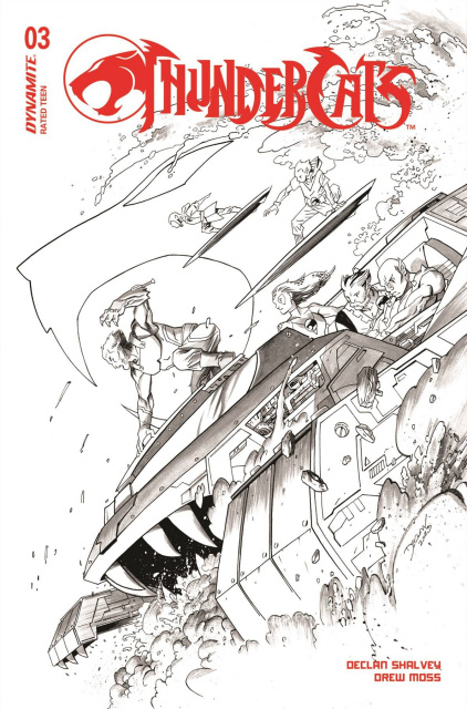 Thundercats #3 (15 Copy Shalvey Line Art Cover)