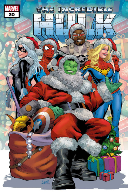 The Incredible Hulk #20 (Greg Land Winter Holiday Cover)