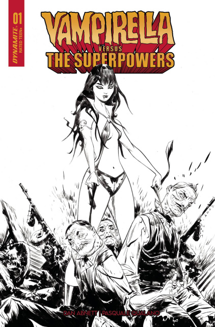 Vampirella vs. The Superpowers #1 (7 Copy Lee Line Art Cover)