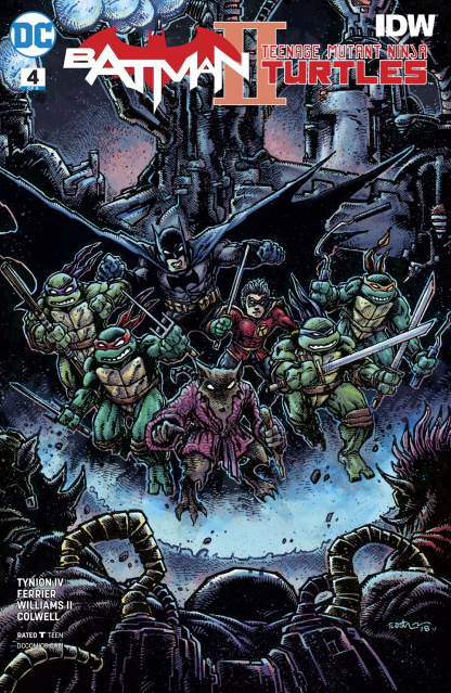 Batman / Teenage Mutant Ninja Turtles II #4 (Variant Cover)