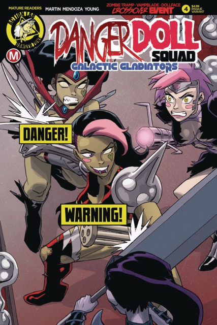 Danger Doll Squad: Galactic Gladiators #4 (Young Risque Cover)