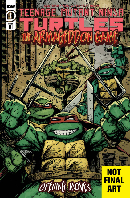 Teenage Mutant Ninja Turtles: The Armageddon Game - Opening Moves #1 (10 Copy Eastman Cover)
