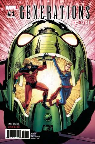 Generations: Captain Marvel & Captain Mar-Vell #1 (Schoonover Cover)