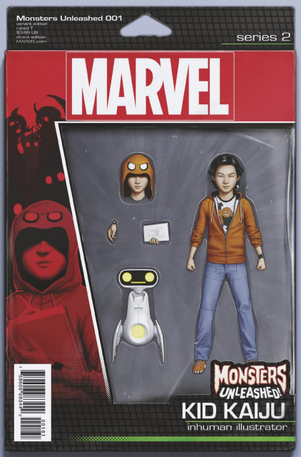 Monsters Unleashed! #1 (Christopher Action Figure Cover)