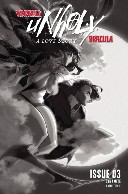 Vampirella / Dracula: Unholy #3 (20 Copy Besch B&W Cover)