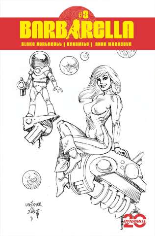 Barbarella #3 (15 Copy Linsner Line Art Cover)