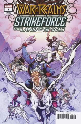 The War of the Realms: Strikeforce - The Land of Giants #1 (Hamner Cover)