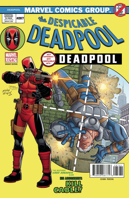 The Despicable Deadpool #287 (Espin 2nd Printing Cover)
