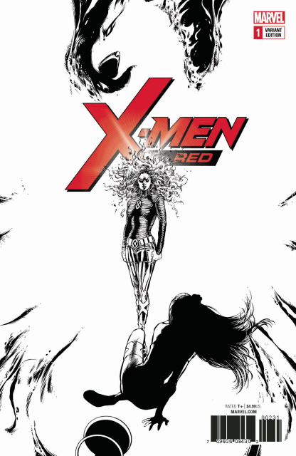 X-Men: Red #1 (Jimenez B&W Remastered Cover)