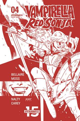 Vampirella / Red Sonja #4 (21 Copy Romero Tint Cover)