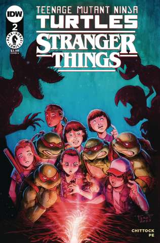 Teenage Mutant Ninja Turtles / Stranger Things #2 (Pe Cover)