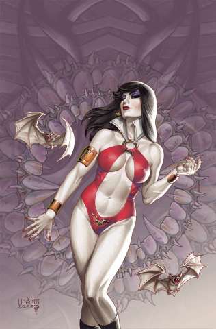 Vampirella vs. The Superpowers #6 (10 Copy Linsner Virgin Cover)