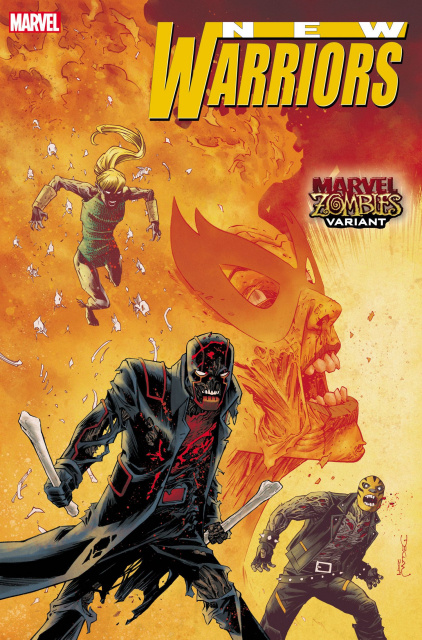 New Warriors #1 (Shalvey Marvel Zombies Cover)