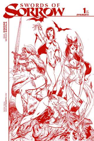 Swords of Sorrow #1 (50 Copy Campbell Blood Cover)