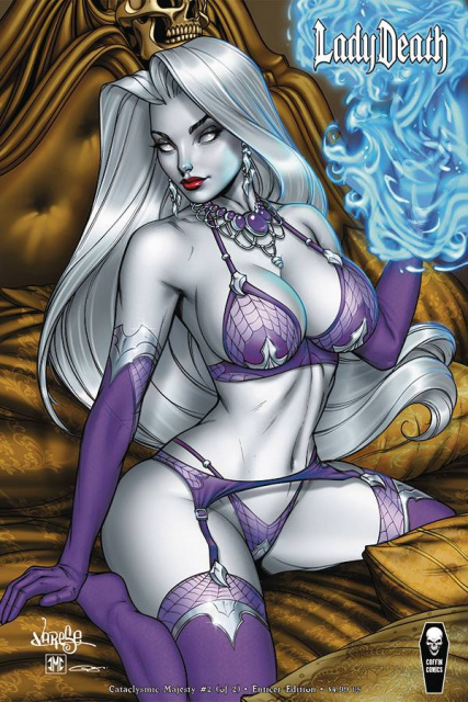 Lady Death: Cataclysmic Majesty #2 (Varese Entice Cover)