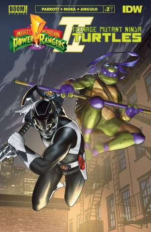 Mighty Morphin Power Rangers / Teenage Mutant Ninja Turtles II #2 (Cardstock Clarke Cover)
