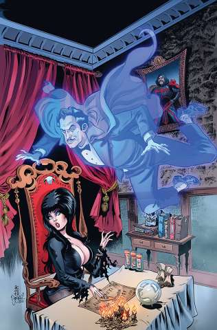 Elvira Meets Vincent Price #2 (Acosta Virgin Cover)