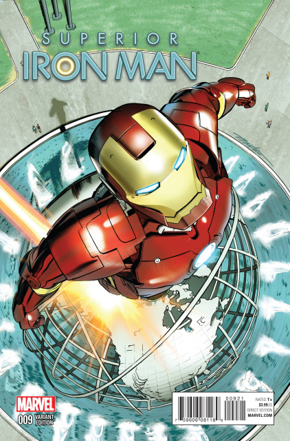 Superior Iron Man #9 (Mayhew NYC Cover)