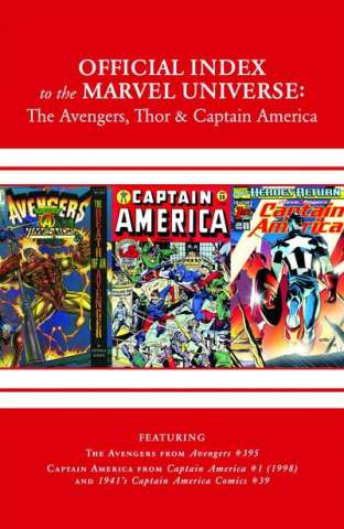 The Official Index to the Marvel Universe #13 (Avengers, Thor & Captain America)
