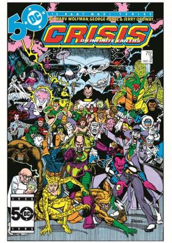 Crisis on Infinite Earths #9 (Facsimile Edition George Perez Cover)