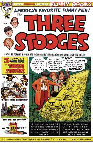 American Mythology Archives: The Three Stooges #1 (1953 Saint John Cover)