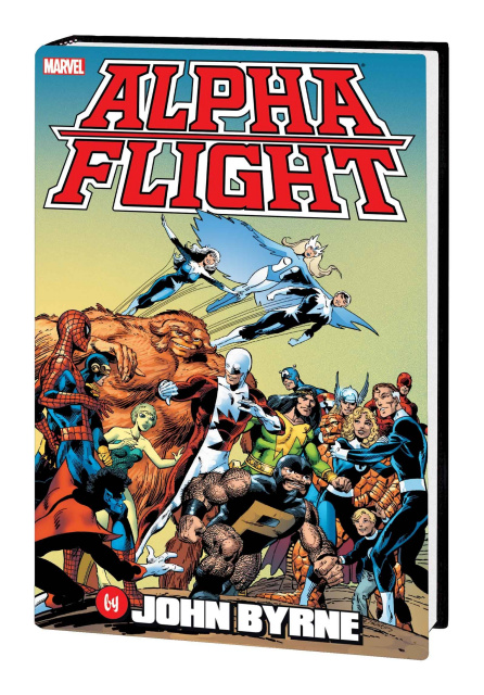 Alpha Flight by John Byrne (Omnibus Cover)