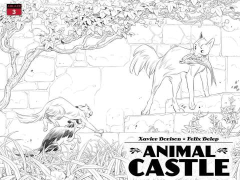 Animal Castle #3 (Delep Miss B Wraparound Cover)
