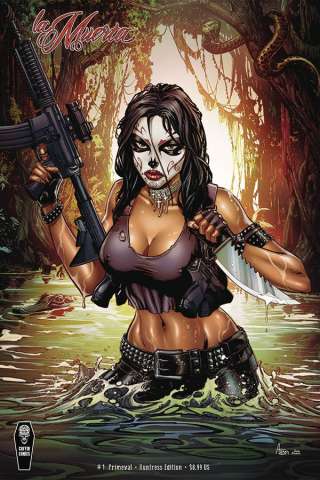 La Muerta: Primeval (Huntress Cover)