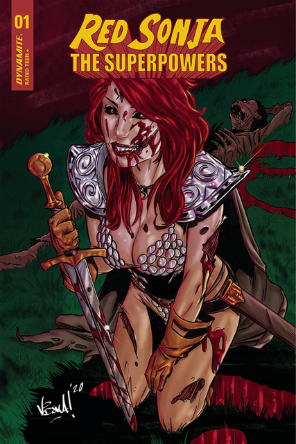 Red Sonja: The Superpowers #1 (10 Copy Federici Zombie Cover)