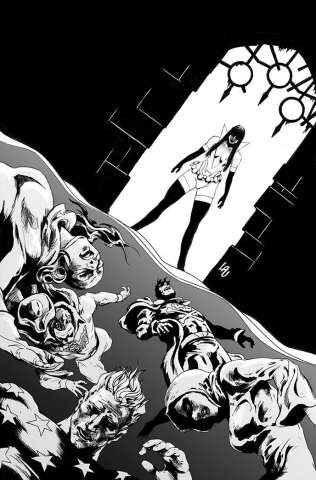 Vampirella: The Dark Powers #5 (7 Copy Lau B&W Virgin Cover)