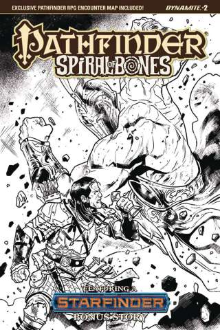 Pathfinder: Spiral of Bones #2 (Galindo B&W Cover)