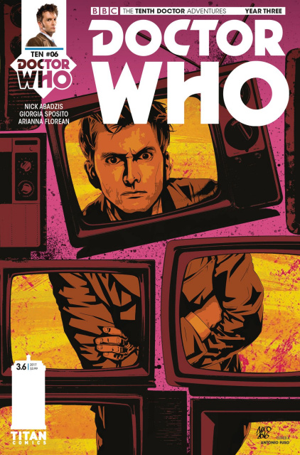 Doctor Who: New Adventures with the Tenth Doctor, Year Three #6 (Fuso Cover)