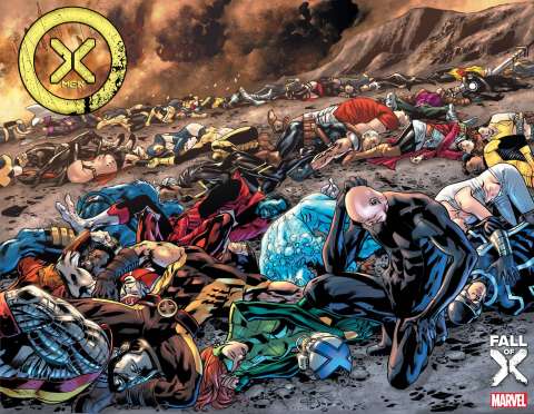X-Men #25 (Bryan Hitch Wraparound Promo Cover)