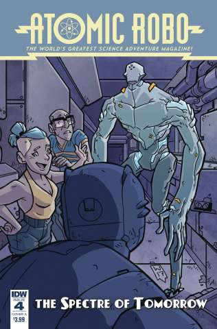 Atomic Robo: The Spectre of Tomorrow #4 (Wegener Cover)