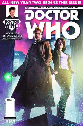 Doctor Who: New Adventures with the Tenth Doctor, Year Two #1 (Ronald Cover)